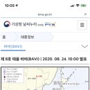 제8호 태풍 바비 신규 예측 진로 (8/24 10:00) 이미지