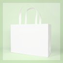 DSPmall : 종이 납작평끈 쇼핑백 가로형 중 · 매립형 종이가방 · 기성제품 · 화이트색상 · 튼튼한...