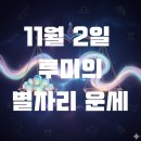 당신을 위한 타로 : 타로카드와 함께 하는 내면 탐색과 성장 | 2025년 11월 2일 일요일 오늘의 운세 | 별자리별 애정운 금전운 재회운 타로카드 총정리