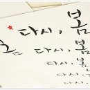 다시봄캘리 이미지