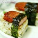 스팸무스비 만들기 스팸김밥 하와이안 무스비 만드는 법 네모김밥 사각김밥 만들기 이미지