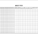 출퇴근 기록부 양식 공유합니다. 이미지