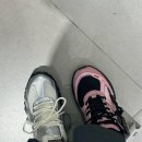 한소희 신발 휠라 에샤페 실버 인터런 핑크 245 사이즈 및 매장 구매 실물 후기