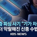 "기가 찬다" 소리 절로 나오는 요즘 피싱 사기…더 악랄해진 신종 피싱 수법은?/2024년 3월 27일(수)/KBS 이미지