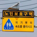 노인보호구역 표지판 | 고향길 안전 지킴이, 추석 명절 전 꼭 알아야 할 노인보호구역 교통법규 A to Z