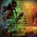 인디언 명언(번역) ... 푸른 빛 배움의 숲에서 함께 나눌... 이미지