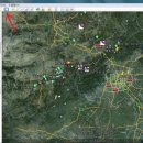 구글어스로 산행코스 사전 답사 하기 이미지