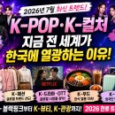 외국인들이 한국에 몰리는 진짜 이유!2026 K-컬처 트렌드 분석