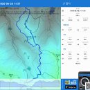 까치봉(기내미재-임도-녹색길(달성)-철탑-까치봉-원점)5.8km(1h 47m 24s)+264m-257m-260626 이미지