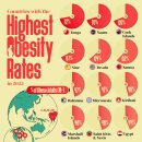 지도: 성인 비만율이 가장 높은 국가 이미지