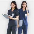 S0802 | 고급스러운 병원복 스크럽복 의사가운 간호복
