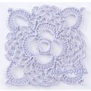 ﻿﻿﻿무료도안 * 도일리(doily) 에어비스 연보라 뜨개실 티코스터, 손뜨개( 뜨개질) , 코바늘뜨기 만들기 (c) 스마일러브 이미지