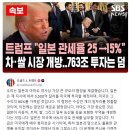 트럼프 “일본과 무역협상 완료…상호관세 25→15% 인하” 이미지