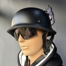 [[[ 라이더2020 ]]] 독일군 반모 하프 헬멧커스텀 헬멧 제작 / 겨울 방한 버프 넥 워머, 부드러운 소가죽 터치 바이크 장갑 이미지