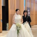 혜정 | Wedding 34) 르블랑 오간자 실크본식드레스(홀터넥)+진주원베일+혜정이모님 후기