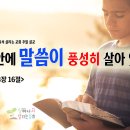 2023-03-05 주일 설교 | 우리 안에 말씀이 풍성히 살아 있도다! | 골로새서 3장 16절 이미지