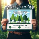 산림기능사 국가기술자격증 이미지