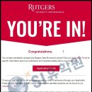 [미국대학합격] 2023 Rutgers University, 럿거스 대학교 신입학 합격후기 이미지