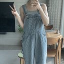 더바넷 히코리 스트라이프 데님 오버롤 후기