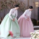 ㈜한땀디자인한복 | 안양한복대여 색에반한 봄볕이 살포시 스며든 혼주한복