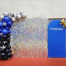 경남은혜학교 | 풍선장식업체] 여성기업, S2B 나라장터 등록업체, 은혜학교 입학식 강연대 꽃장식 &amp; 풍선 아치 세팅 후기