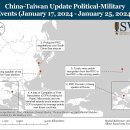 중국-대만 주간 업데이트, 2024년 1월 25일 이미지