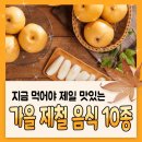 1 유용)지금 먹어야 제일 맛있는 가을 제철 음식 10종 이미지