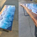 파도식탁 이미지