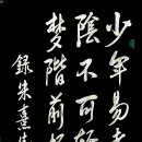 少年易老學難成 - 朱憙(주희) 詩 - 이미지