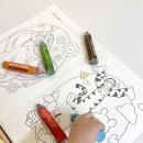 크레용 | 돌아기 크레용 추천 | 손에 안묻는 무독성 허니스틱 크레용 후기