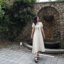 A-END | 리리앤코 아슈에르 퍼프 반팔 타이넥 A라인 원피스 후기 하객룩부터 데일리룩까지