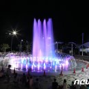 삼천포대교공원 음악분수대 이미지