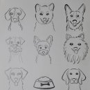 연필스케치(야간) 이미지