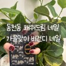 네일,드림 | 광주 동천동 네일 추천 채워드림 가을맞이 버건디 네일 후기