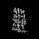 캘리그라피 이미지