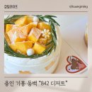 842 | 아기 생일 케이크 제작 내 돈 내산 찐 후기! 용인 동백 맛집 842디저트(ft. 망고 케이크)