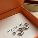 H(합덕)-HL-9 | 🛍️ 이에르로르 실버 매트 볼륨 후프 귀걸이 모던 감각적 데일리 이어링 추천