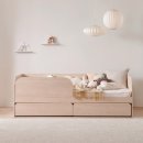 SS ZONE | 장인가구 뉴피터 E0등급 저상형 슬라이딩 침대 수납형SS+안전가드+7존포켓 매트리스, 올인원 완벽 구성