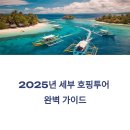 2025년 최신 세부 호핑투어 추천 가이드