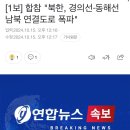 [1보] 합참 "북한, 경의선·동해선 남북 연결도로 폭파" 이미지