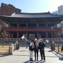 용산-현장-1536 | 보신각 종각 앞에서 외국인과 함께한 만세