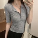 🔍 여리여리한 슬림핏으로 데일리룩 완성! gc.[EF137] 또또버튼슬림핏티셔츠 리얼 후기