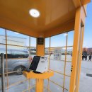 보안중학교 | 중학교 외부인 출입관리 부스 동향 창, 암막 롤스크린 시공기