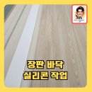 세교쌍용예가아파트 경로당 | 걸레받이장판바닥사이실리콘작업