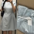 블루미니 | 여름 하객룩 원피스 추천 2탄| 르로망 캡 슬리브 A라인 미니 원피스 블루 55(1)사이즈 후기