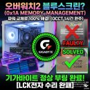 경기모터스 | [수리후기 경기 고양시 덕양구 향동 컴퓨터 LCK전자] 오버워치2 플레이 중 블루스크린 MEMORY...