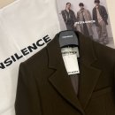 인사일런스 우먼 울 쓰리버튼 블레이져 브라운 후기 착용샷 코디