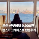 그레이스쇼핑 | 부산 선셋여행 9,900원? 팬스타 그레이스호 예약 주차 탑승 후기