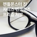 진안경 | 젠틀몬스터 진 자이스 클리어뷰 변색렌즈 상하프리즘 처방까지 ! 눈피로가 확 줄어듭니다 !