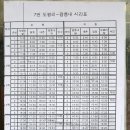 [포천] 선진시내버스 7번 / 포천교통 3번 시간표 (2010.10.23) 이미지